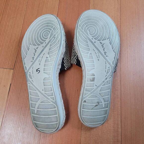 Tommy Bahama trevor woven geometric pattern slides minimalist neutral graphic su - Picture 5 of 8